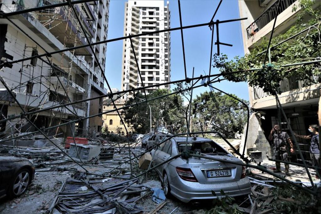 El día después de la trágica explosión en Beirut. (Foto: EFE/EPA)