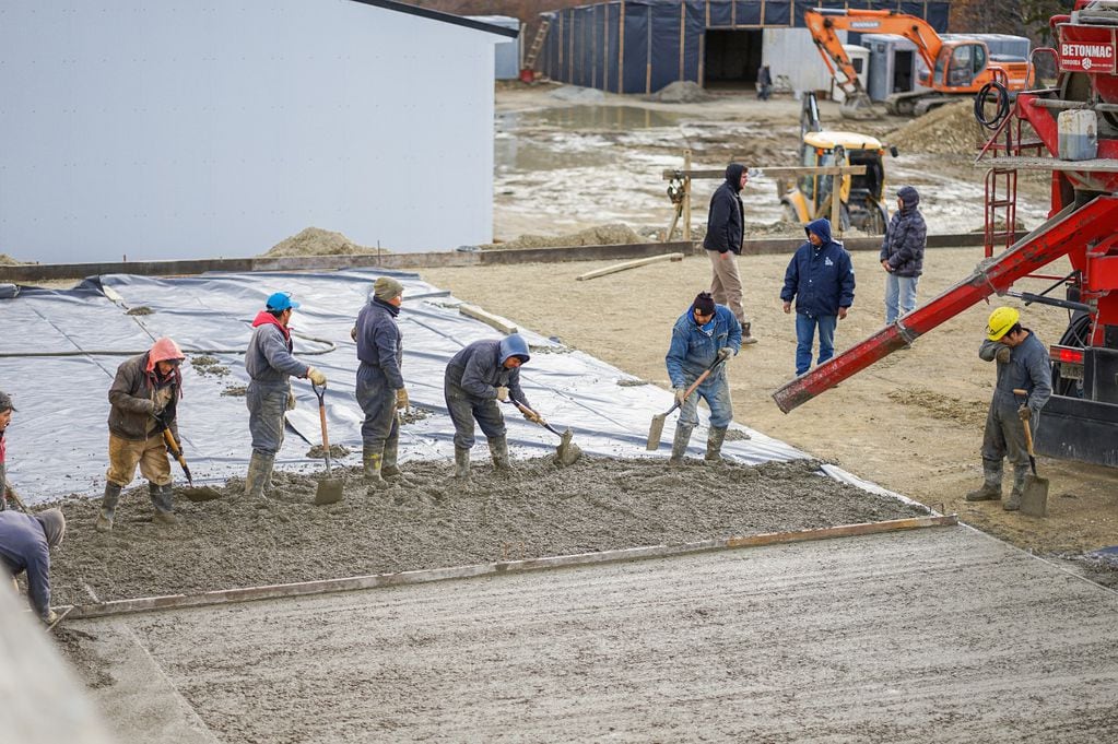 Ushuaia: avanza la obra para ampliar la planta potabilizadora 4 “Malvinas Argentinas”