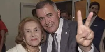 Osvaldo Jaldo con Olijela Rivas.