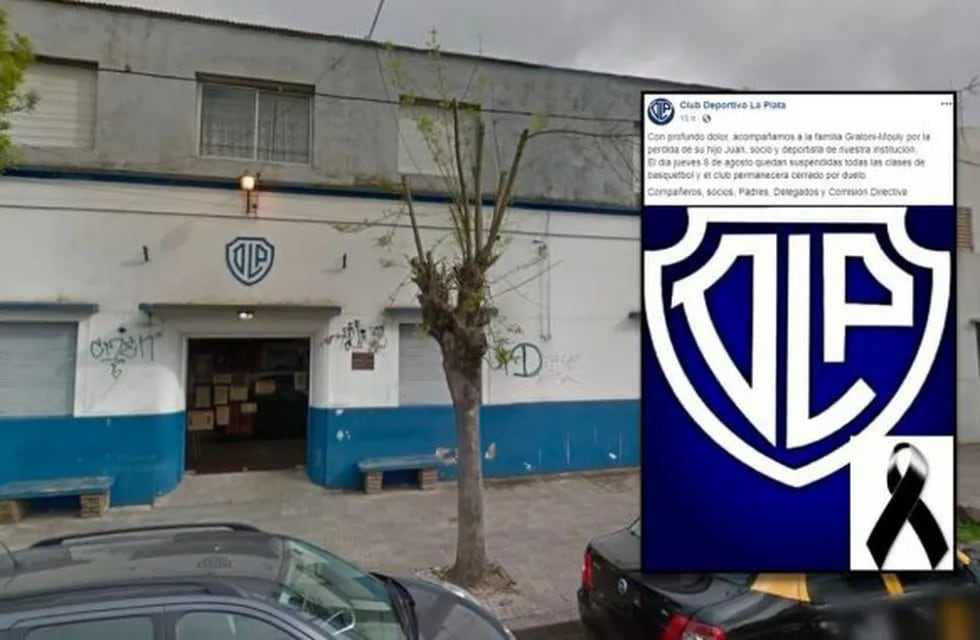 Dolor por la muerte de un niño de 12 años en una club deportivo de La Plata.