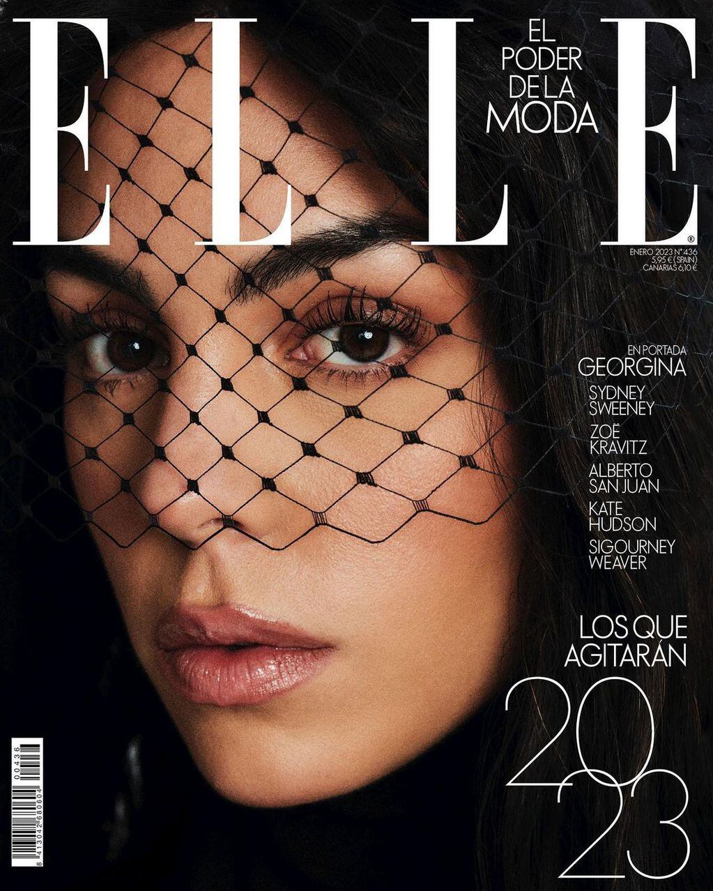 Georgina Rodríguez fue portada de la revista ELLE.
