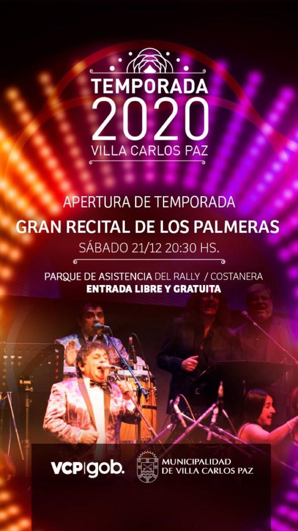 "Lanzamiento de Temporada" 2020 en Carlos Paz.