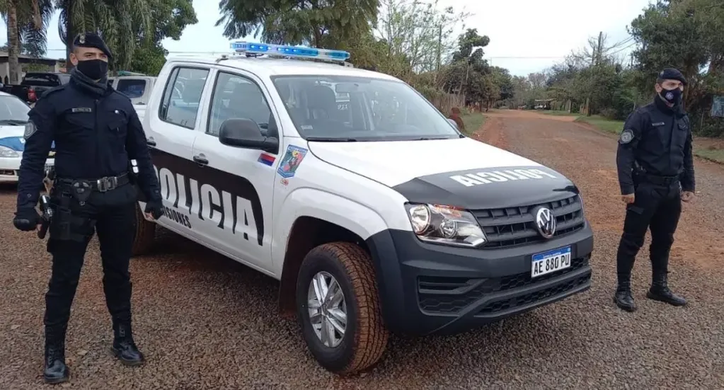Nuevos móviles policiales fueron entregados a la Unidad Regional XIV en San Pedro.