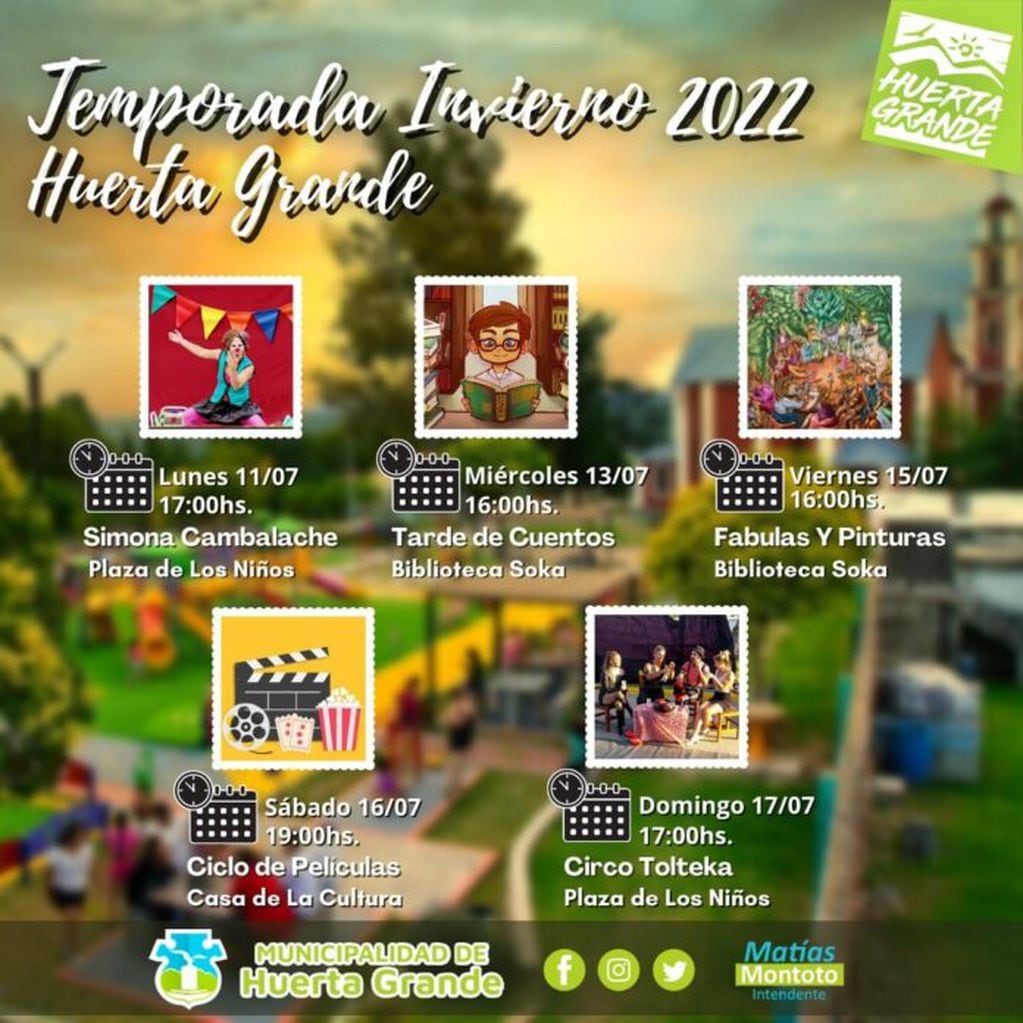 Agenda Huerta Grande