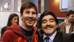 Lionel Messi y Diego Maradona