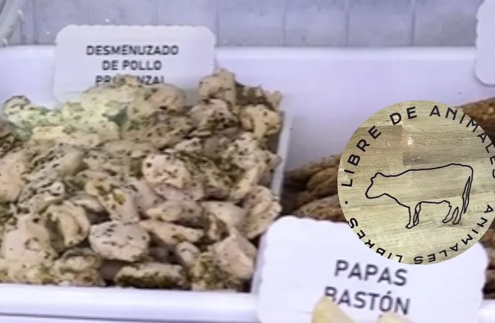 Grabó los productos de una carnicería vegana en Buenos Aires y se hizo viral en TikTok.