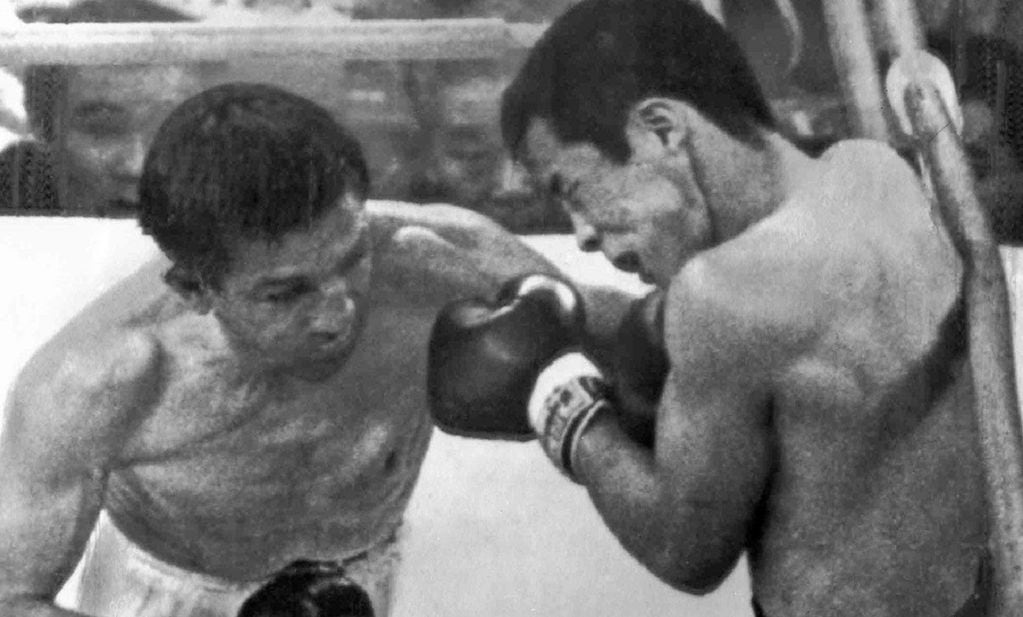 La histórica pelea que le ganó a Takayama, en 1966. 
