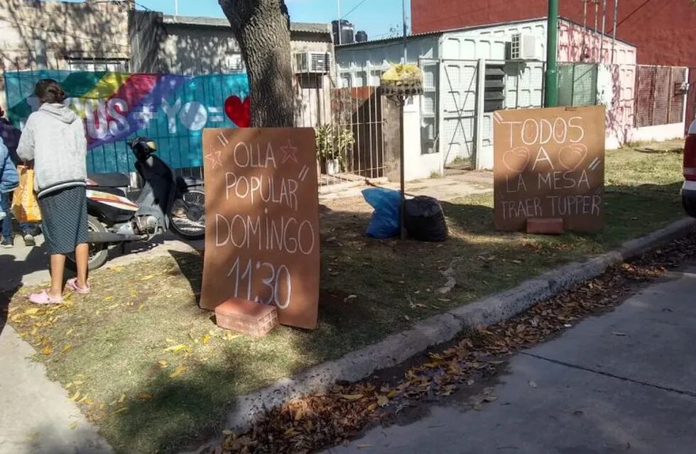 Olla Popular en el barrio Güemes