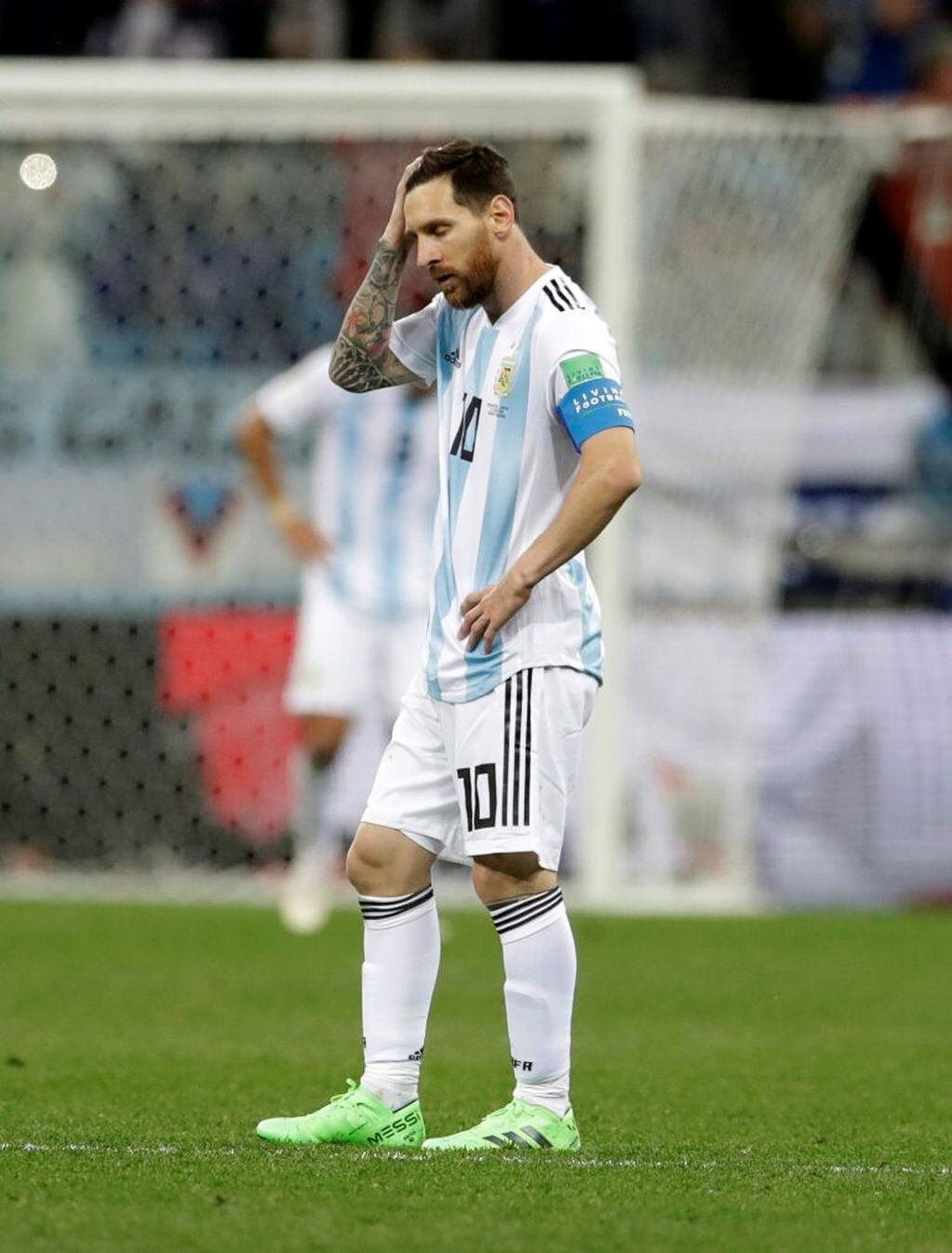 La tristeza de Messi
