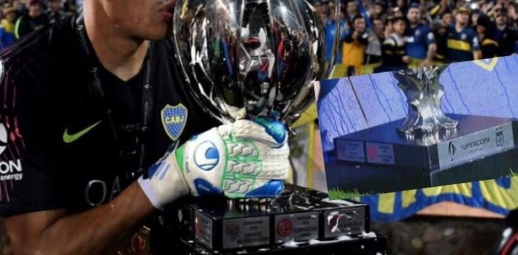 Boca tapó la chapa de River en la Supercopa Argentina (Foto: Twitter)