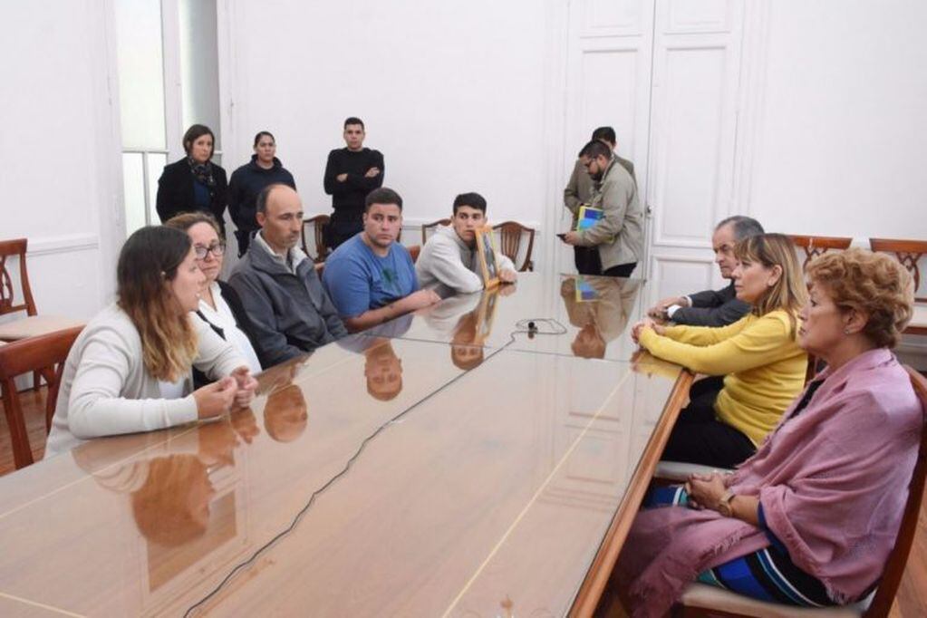 La familia Munyau se reunió con el Superior Tribunal de Justicia. Foto: El Diario de la República.