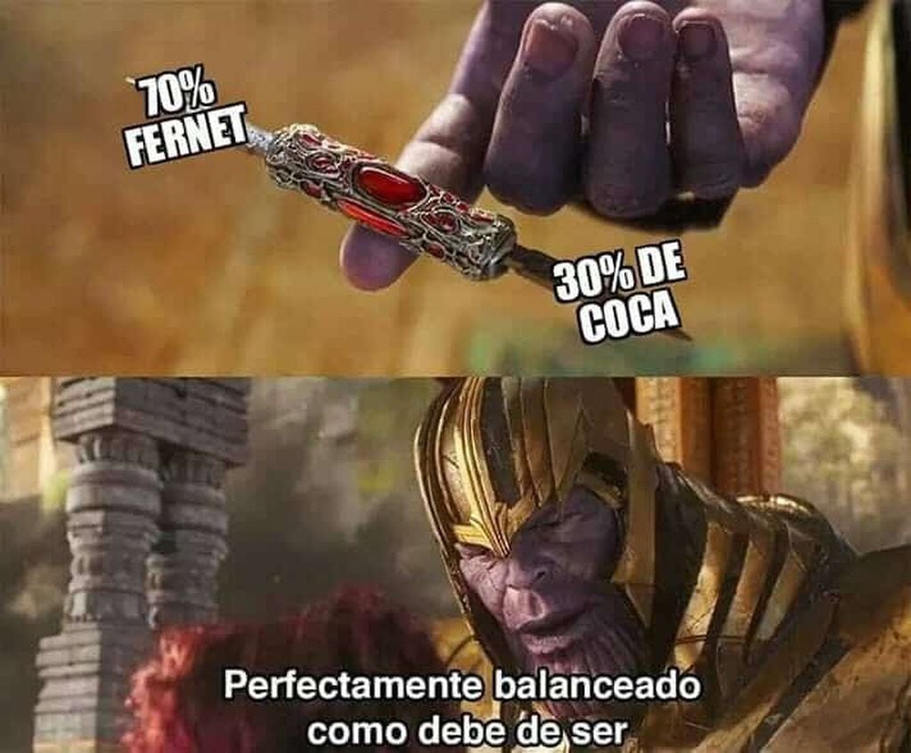 Los mejores memes del fernet con coca preparado en Córdoba.