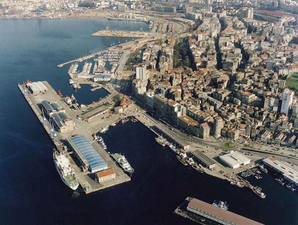 El Puerto de Vigo, España, es la puerta de entrada de los productos pesqueros de Malvinas hacia el continente europeo.