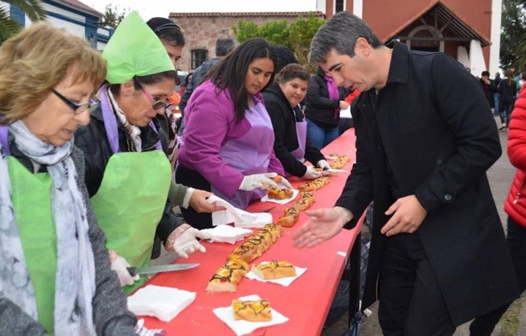 El Intendente Matías Montoto participó de la iniciativa. (Foto: Municipalidad Huerta Grande).