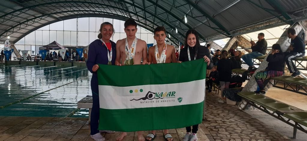Nadadores del Cultural de Arroyito en la Selección de Córdoba para los Evita 2022