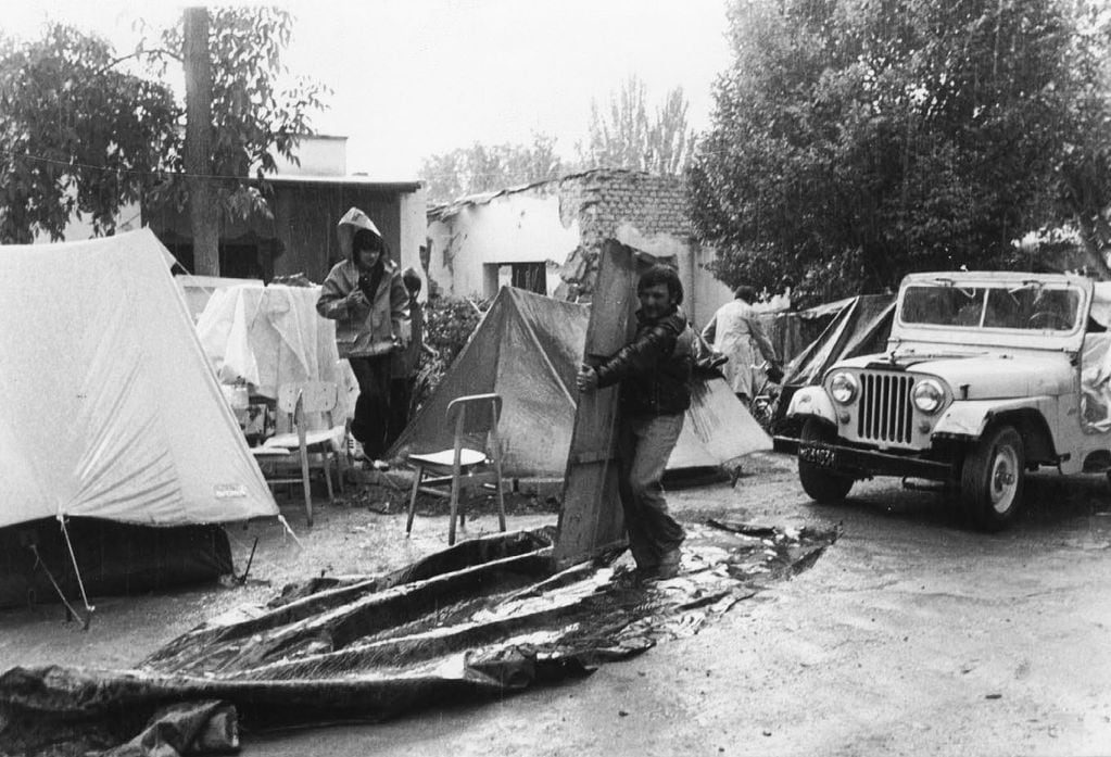 Mendoza. 
Sismo en Mendoza 1985 el  26 de enero de 1985.