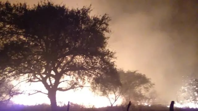 Incendio en Villa de la Quebrada