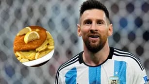 Furor por Leo Messi: la milanesa gigante que tiene la cara del capitán argentino