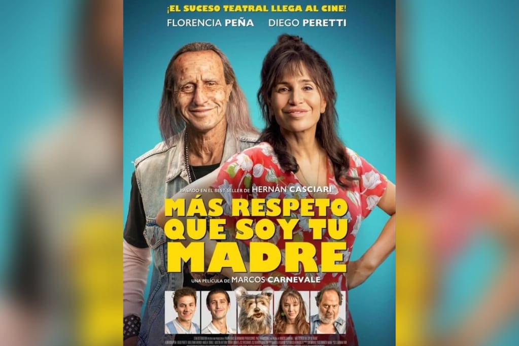 Diego Peretti y Florencia Peña llegan al cine con “Más respeto que soy tu madre”.