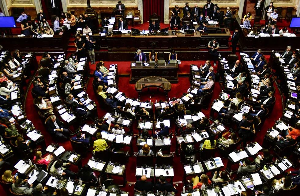  ID:6637596 Sergio Massa durante la sesión en la cámara de Diputados por la Ley de eitquetado Foto Federico Lopez Claro