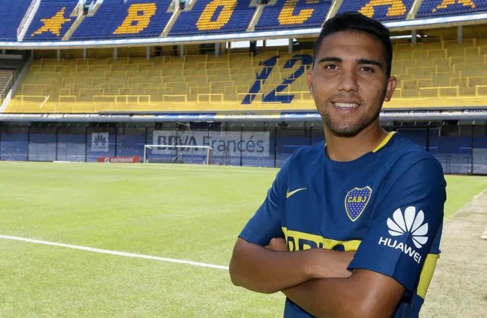 Bebelo Reynoso podría debutar de titular en Boca, este domingo.