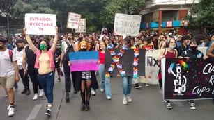 Fotos y video: con el pedido de una ley integral trans se realizó en Mendoza una nueva marcha del orgullo LGBTQI+