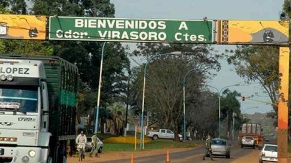 GOBERNADOR VIRASORO. Donde ocurrió el hecho (Foto Corrientes Hoy).