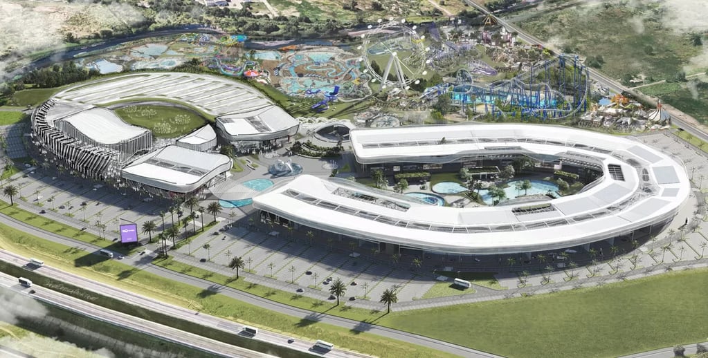 Infinito Arena será un megaestadio para convenciones y espectáculos.
