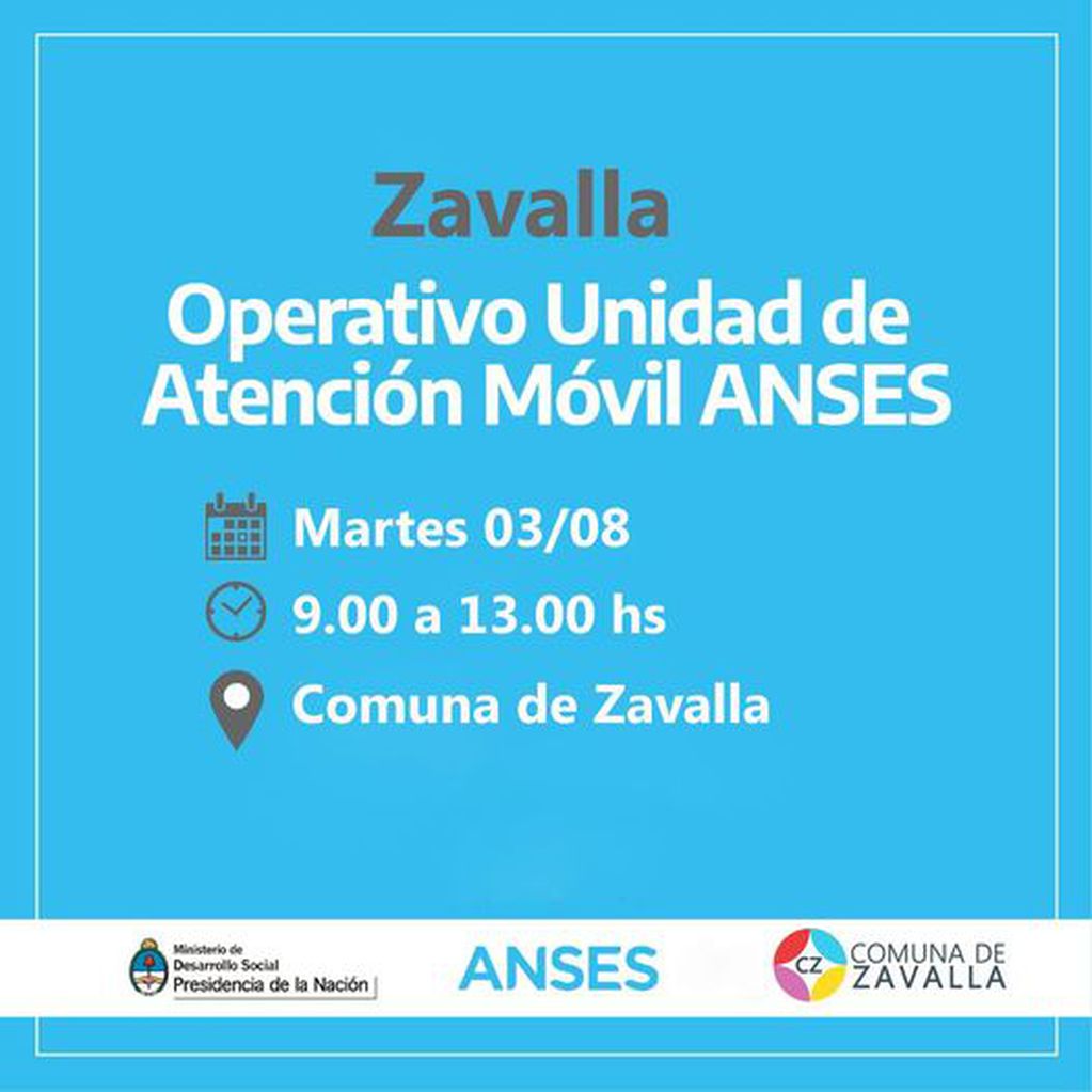 La ANSES continúa con los operativos móviles en Zavalla