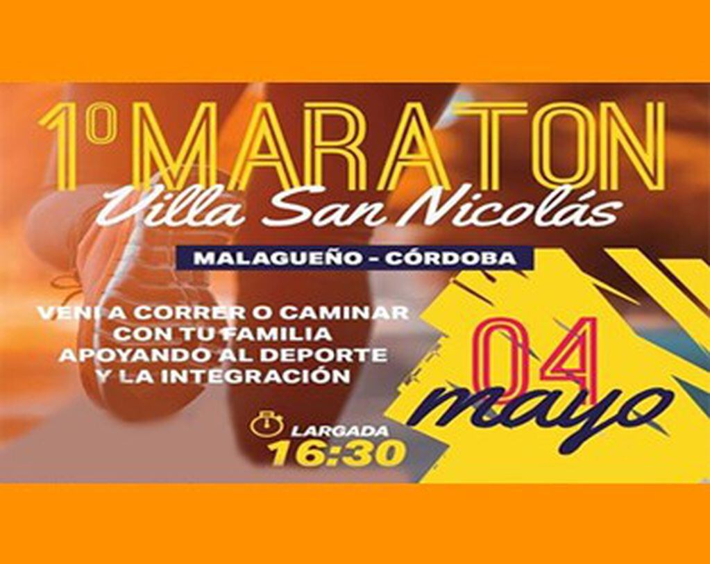 1º Maratón Villa San Nicolás, Malagueño.