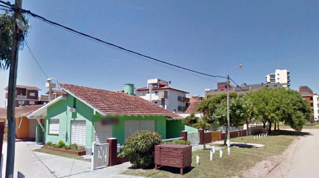 La propiedad situada en la avenida 1 y paseo 134, en Villa Gesell. (crédito: Google Maps)