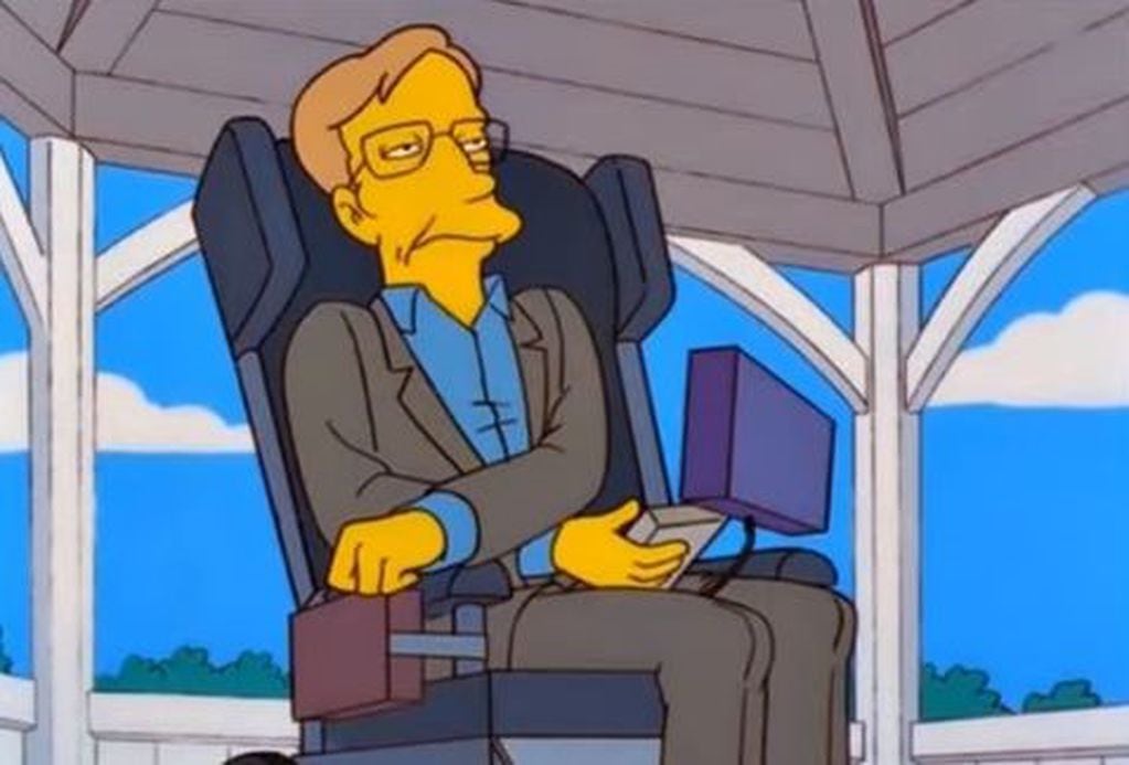 Stephen Hawking participó en un capítulo de Los Simpsons.