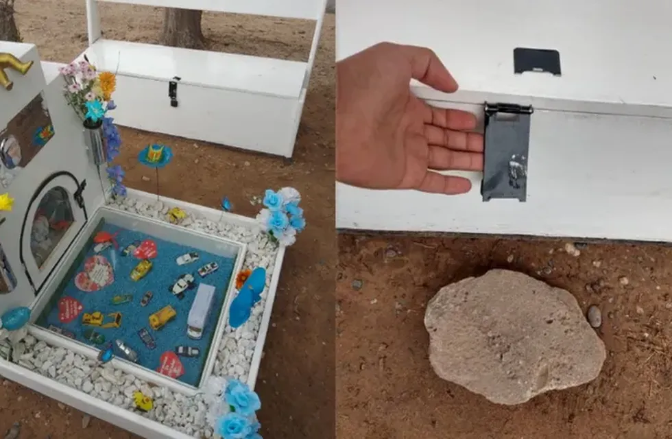 Saquearon la tumba de un bebé en un cementerio de Neuquén
