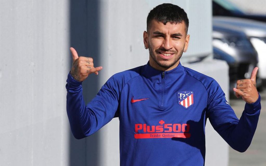 El delantero argentino del Atlético de Madrid Ángel Correa (EFE/atleticodemadrid.com)