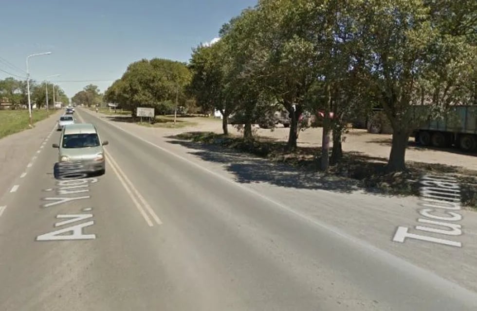 El siniestro se produjo en Tucumán y Ruta 188. (Street View)