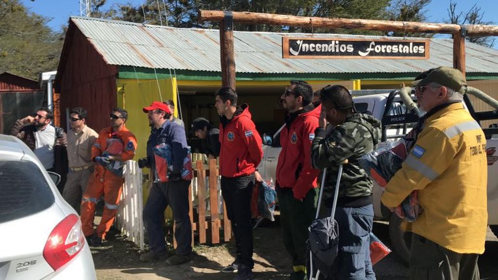 Prevención y combate de incendios forestales en Tolhuin, Tierra del Fuego