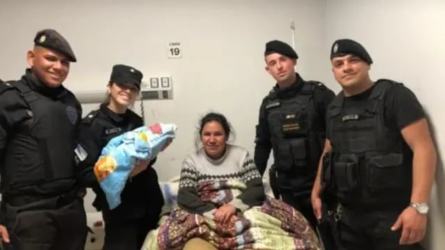 Policías ayudaron a dar a luz a una mujer en San Pedro