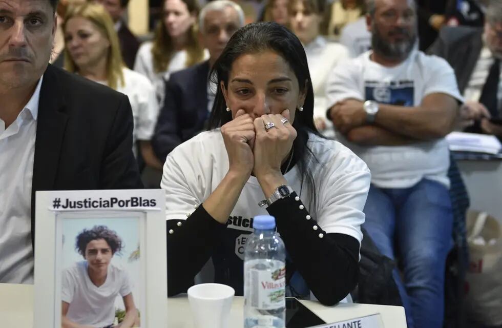 Soledad Laciar en el juicio por el crimen de su hijo Valentino Blas Correas a manos de la Policía de Córdoba (Ramiro Pereyra).