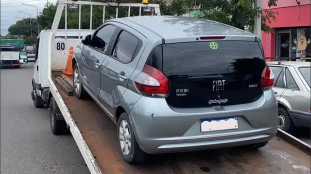 Secuestraron un Fiat Mobi que trabajaba con Uber en Rosario
