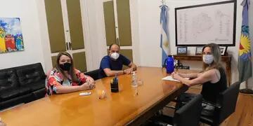 Pablo Garate se reunió con la Directora General de Cultura y Educación de la Provincia.