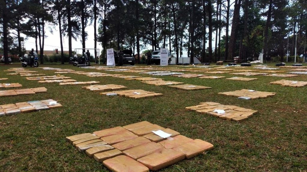 Puerto Esperanza: Gendarmería Nacional halló más de tres toneladas de marihuana “abandonada”. Foto: Gendarmería Nacional