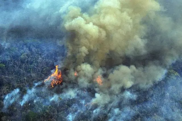 El humo de los incendios en la Amazonia llegó hasta el Litoral.