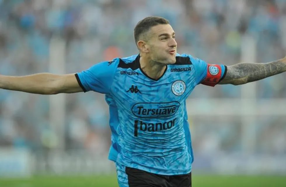Pablo Vegetti gritó el último gol de Belgrano con público en el Gigante, en 2020 Este viernes va por más (La Voz).