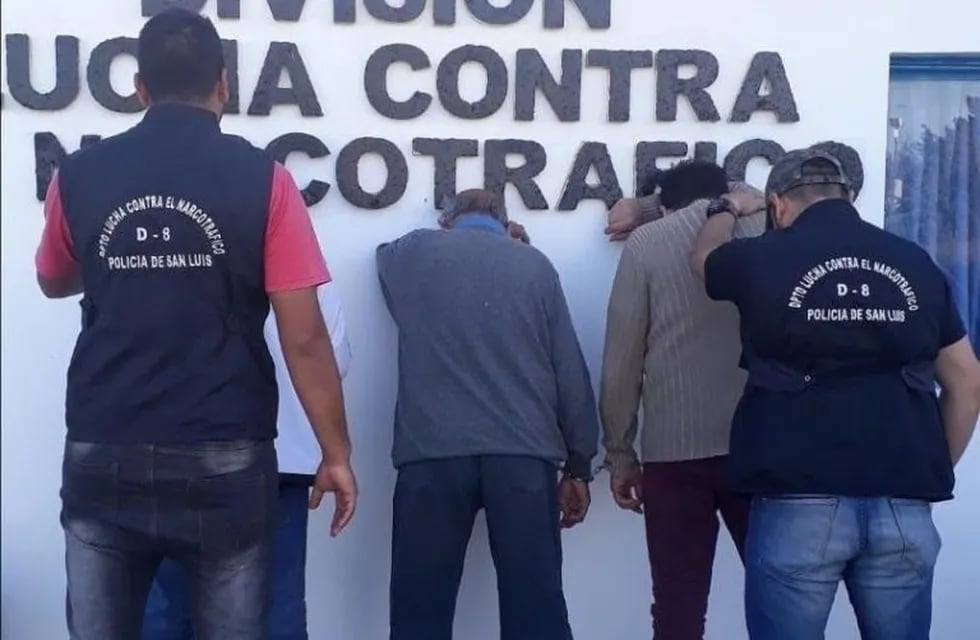 Llevaban 22 kilos de cocaína. Foto: Policía de San Luis.