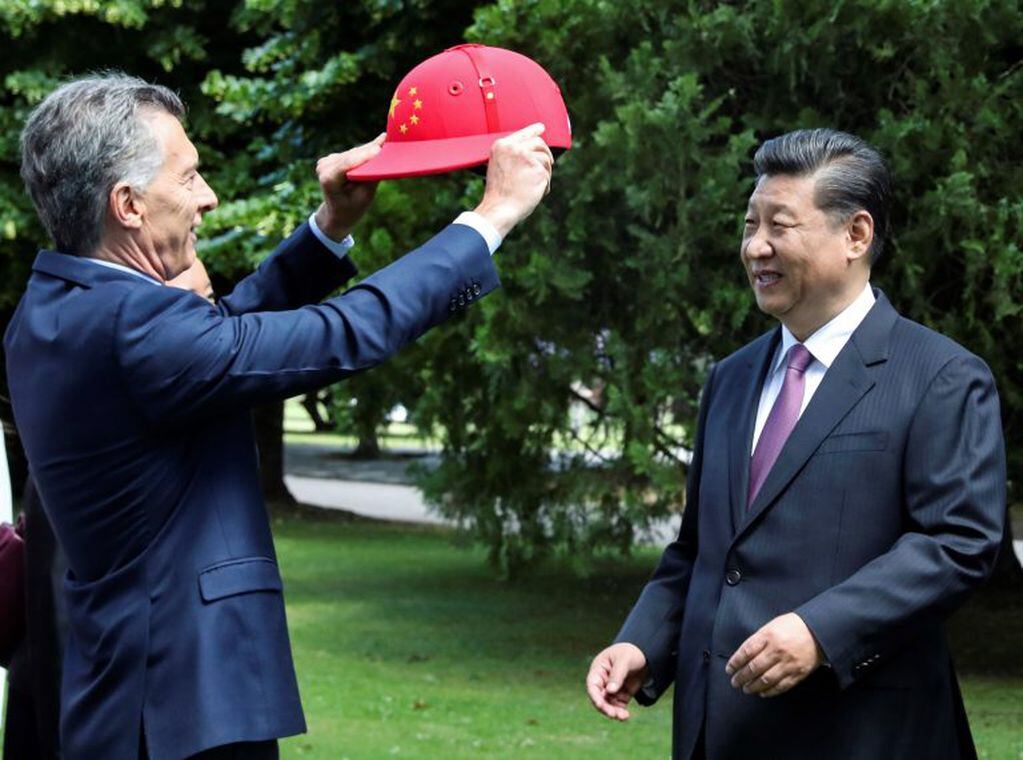 Mauricio Macri y Xi Jinping (AP)