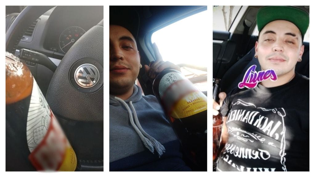 El conductor del Vento compartió fotos y videos tomando alcohol, en sus redes sociales.