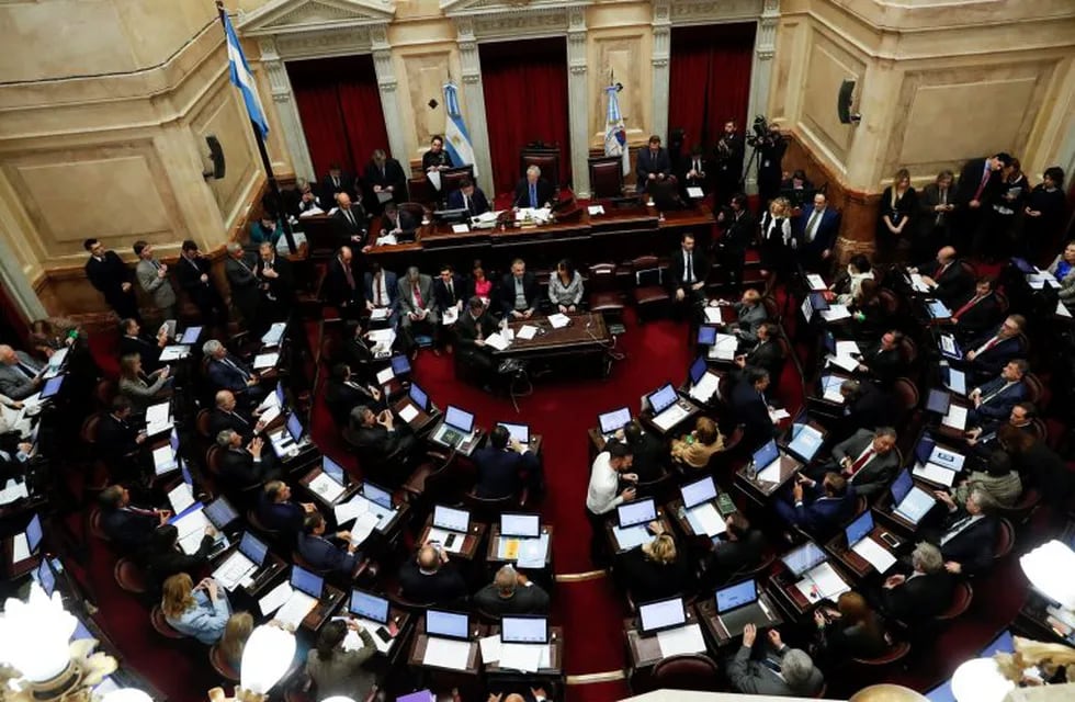 Sesión en el Senado. Foto: EFE/David Fernández