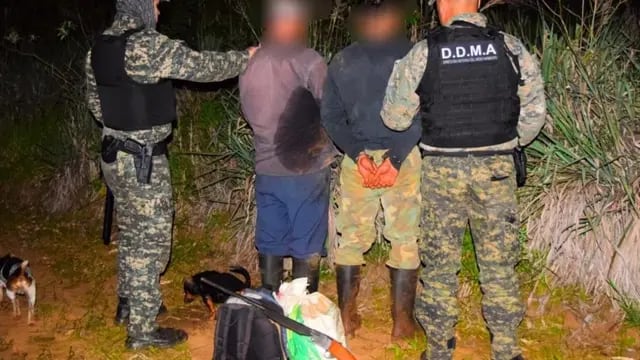 Cazadores furtivos detenidos y elementos de caza secuestrados en Puerto Libertad y Posadas