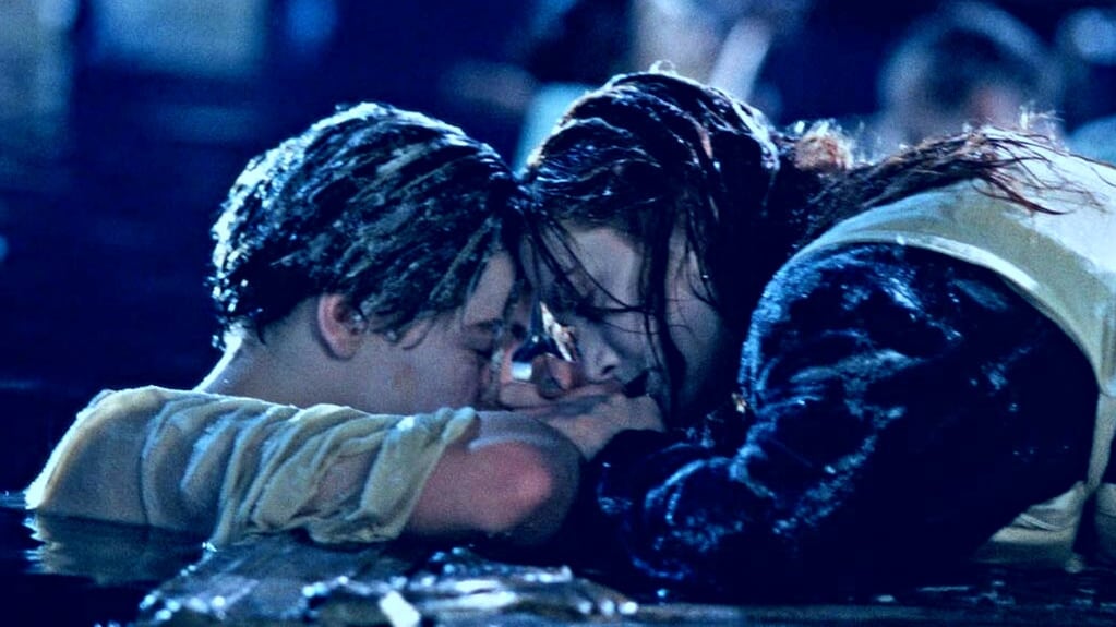 La escena de la tabla de Titanic.