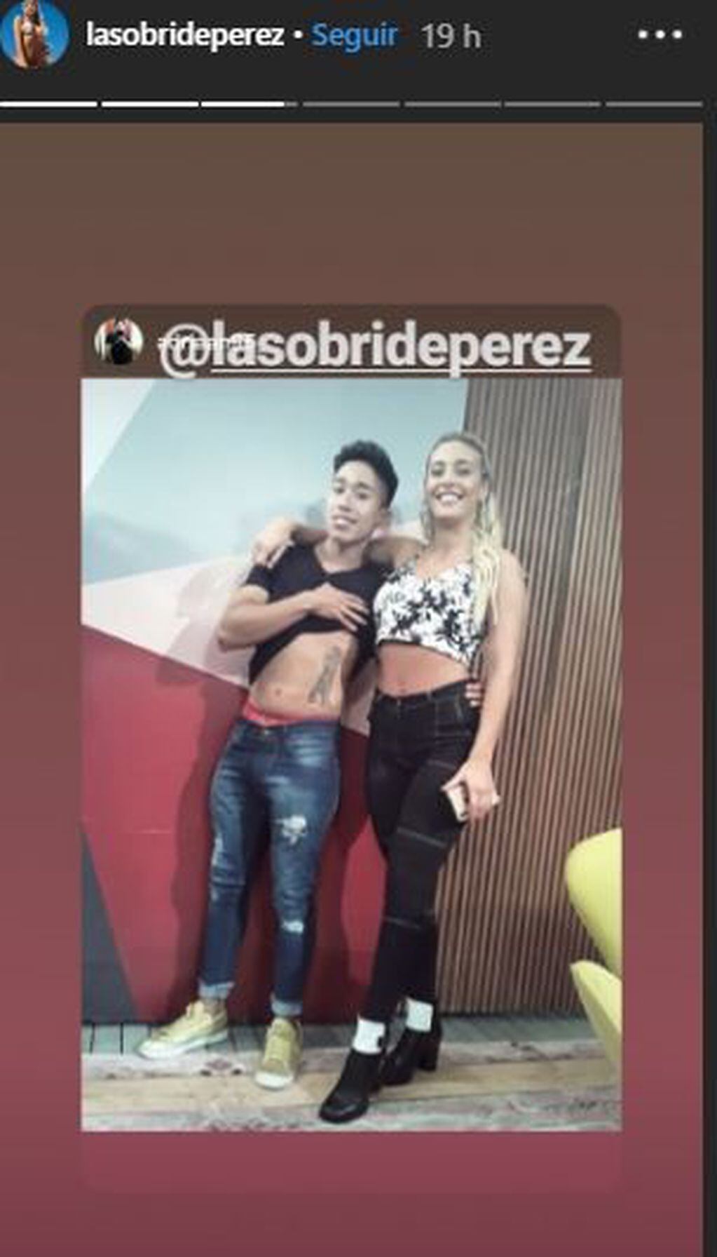 Un joven se tatuó la cola de Sol Pérez y se volvió viral en las redes. (Instagram)